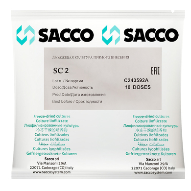 Дрожжи для горгонзолы Sacco SC2 (10D)